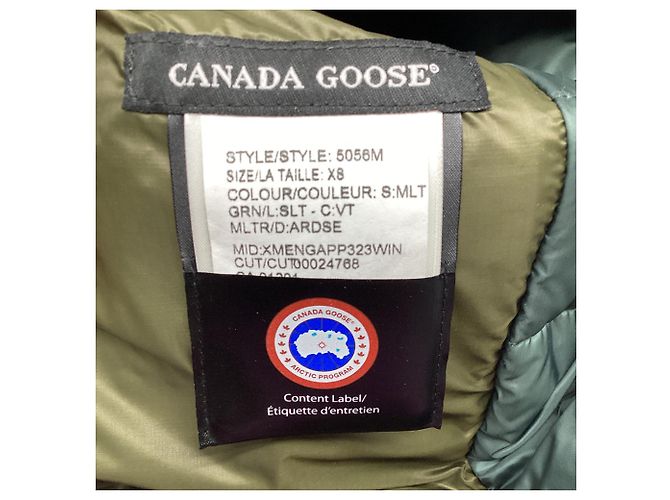 Jaqueta Canada Goose Lodge Packable Quilted Ripstop em nylon verde - vista 5