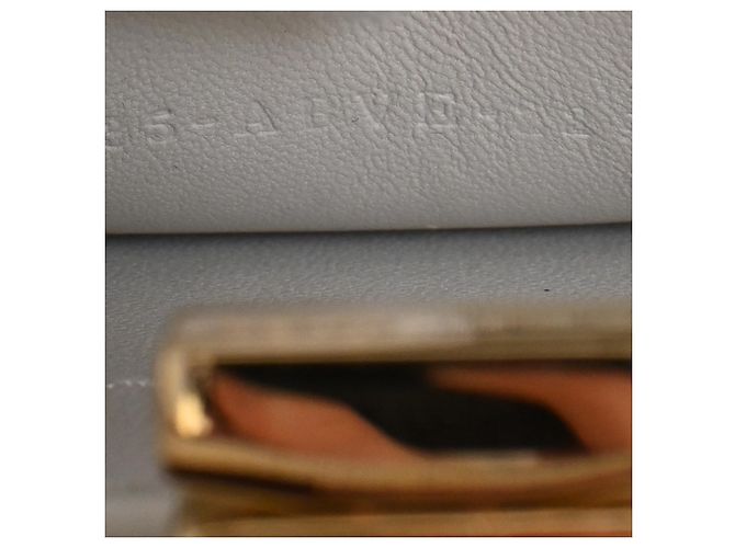 Fendi Petite Peekaboo I See U Handtasche aus grauem Lammleder - Ansicht 8