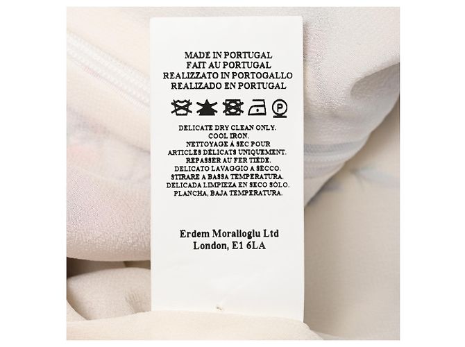 Abito Mini Stampato Floreale Emmie di Erdem in Seta Multicolore - vista 5