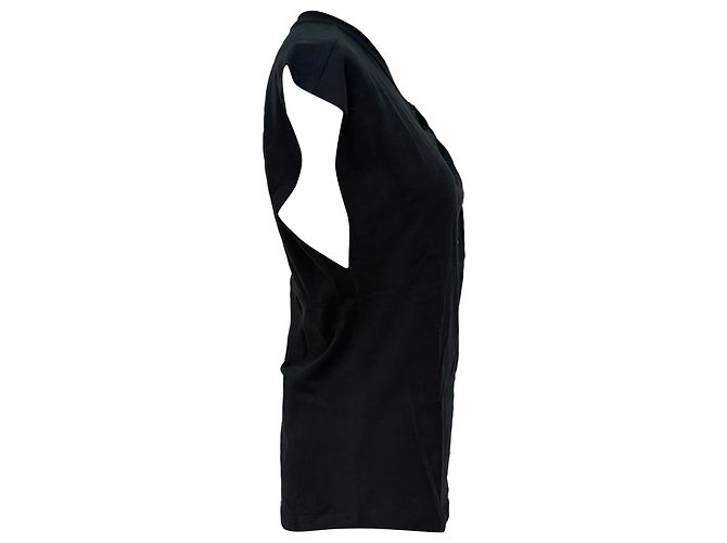 Camiseta Nayda Twisted en algodón negro Isabel Marant - vista 2