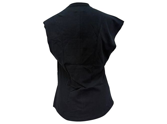 Camiseta Nayda Twisted en algodón negro Isabel Marant - vista 3