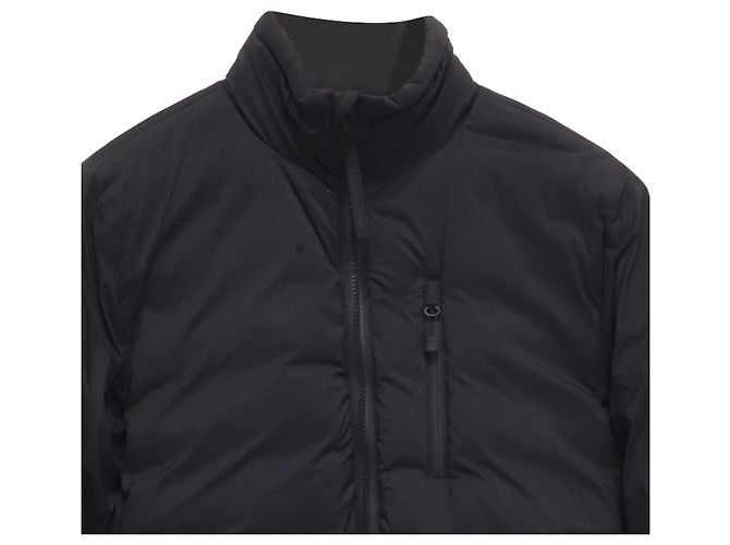 Canada Goose Lodge Packable Quilted Ripstop Down Jacket in Black Nylon - view 2