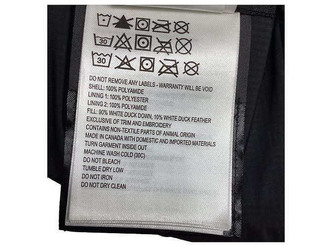 Canada Goose Lodge Packable Quilted Ripstop Down Jacket in Black Nylon - view 4