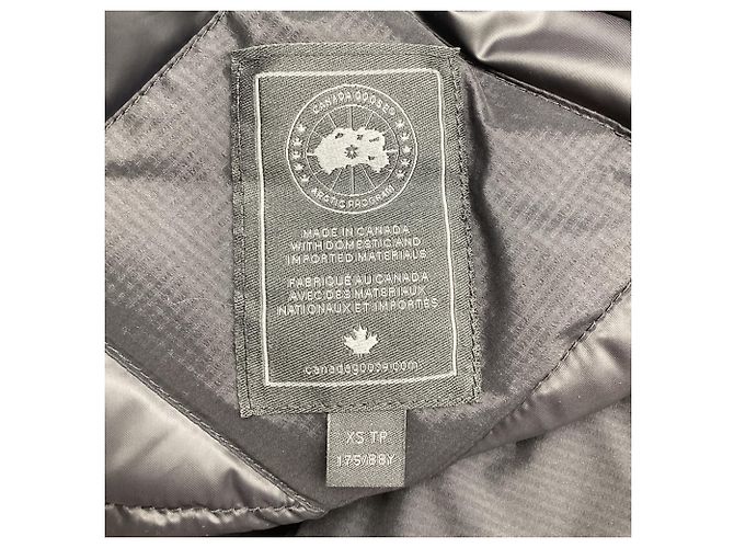 Canada Goose Lodge Packable Quilted Ripstop Down Jacket in Black Nylon - view 6