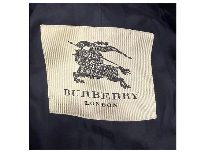 Abrigo de botonadura sencilla Burberry en lana negra Negro - vista 4