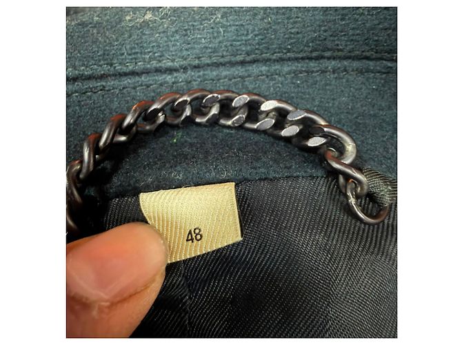 Abrigo de botonadura sencilla Burberry en lana negra Negro - vista 5