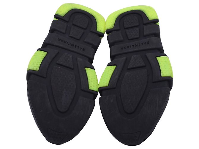 Baskets Balenciaga Speed Clear Sole en polyester noir - vue 5