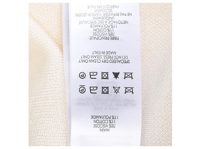 Pull Victoria Beckham en viscose blanc - vue 7