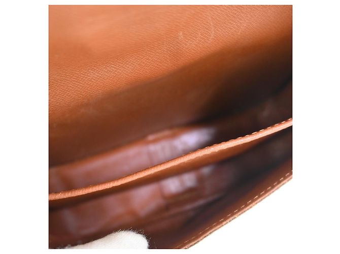 Borsa Louis Vuitton Cartouchiere Monogram Canvas MM Marrone - vista 3