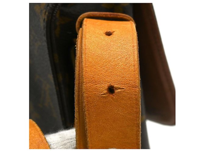Borsa Louis Vuitton Cartouchiere Monogram Canvas MM Marrone - vista 6