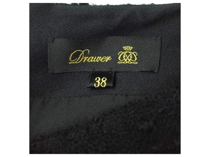 Autre Marque Falda acampanada de bouclé Drawer Negro - vista 3