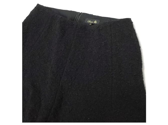 Autre Marque Falda acampanada de bouclé Drawer Negro - vista 4