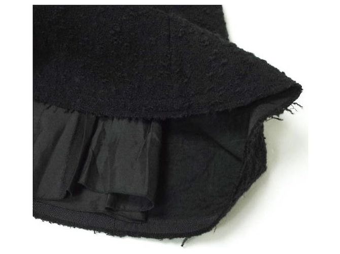 Autre Marque Falda acampanada de bouclé Drawer Negro - vista 6