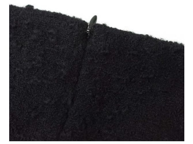 Autre Marque Falda acampanada de bouclé Drawer Negro - vista 7