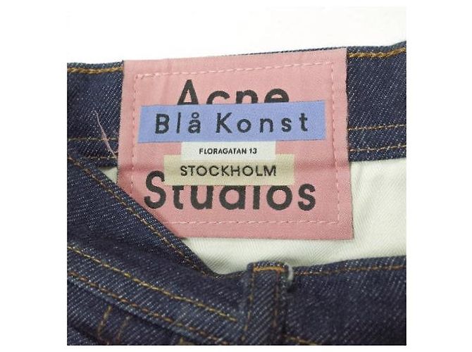 Jeans skinny de algodão Bla Konst da Acne Studios Azul - vista 3