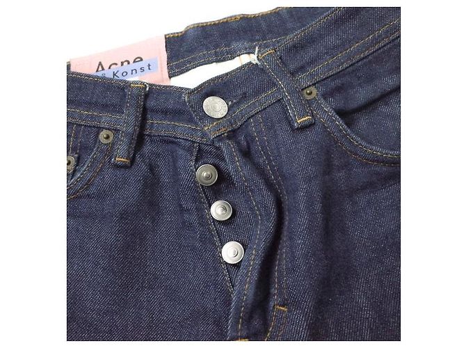 Jeans skinny de algodão Bla Konst da Acne Studios Azul - vista 5