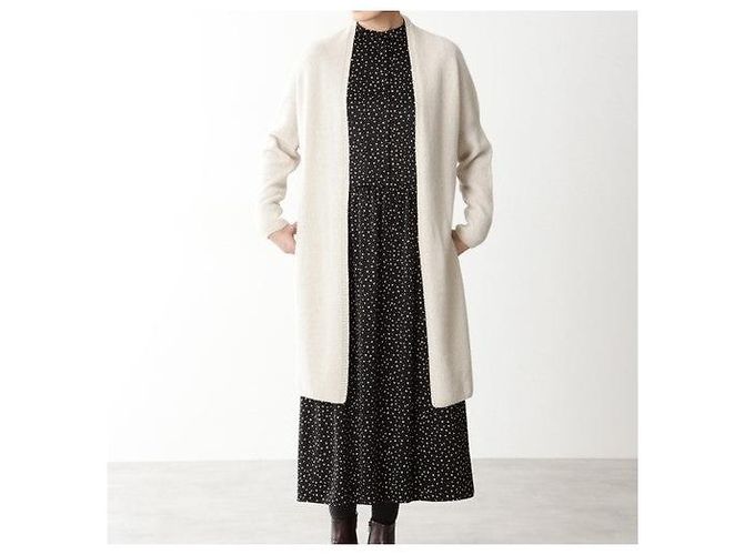 Autre Marque Cárdigan de lana para mujer HUMAN WOMAN Beige - vista 3