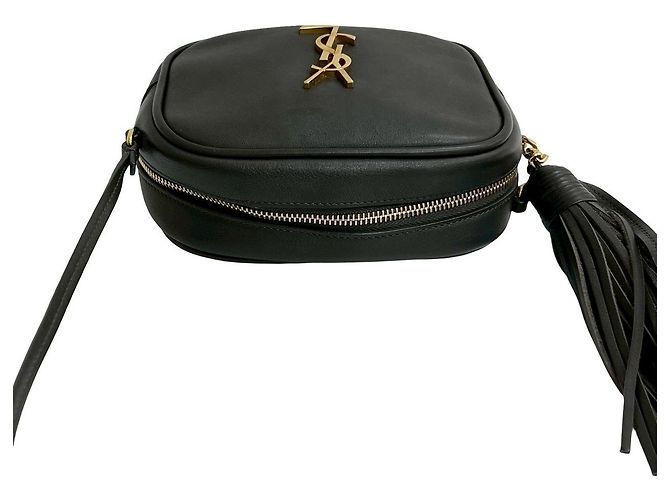 Mini borsa a tracolla in pelle Yves Saint Laurent Marrone - vista 5