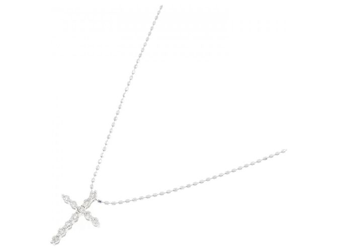Autre Marque Collana con diamante incrociato Au750 Argento - vista 2