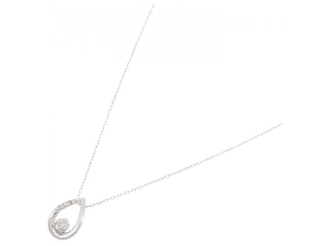 Autre Marque Collana in oro bianco 10K e diamanti Argento - vista 2