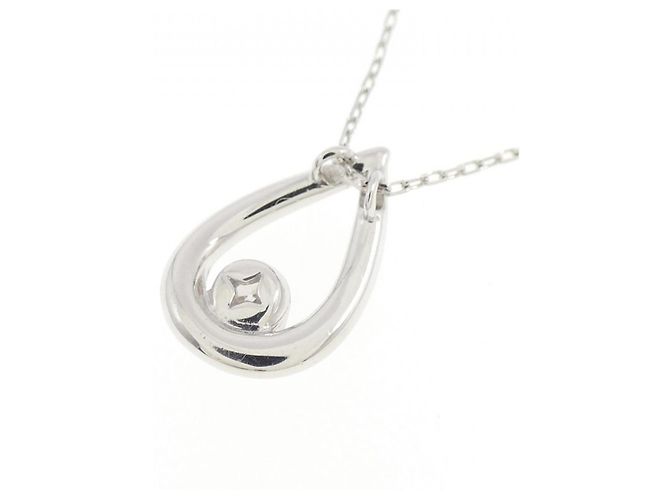 Autre Marque Collana in oro bianco 10K e diamanti Argento - vista 4