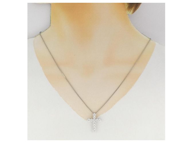 Autre Marque Collana Monnickendam in platino e diamanti Argento - vista 6