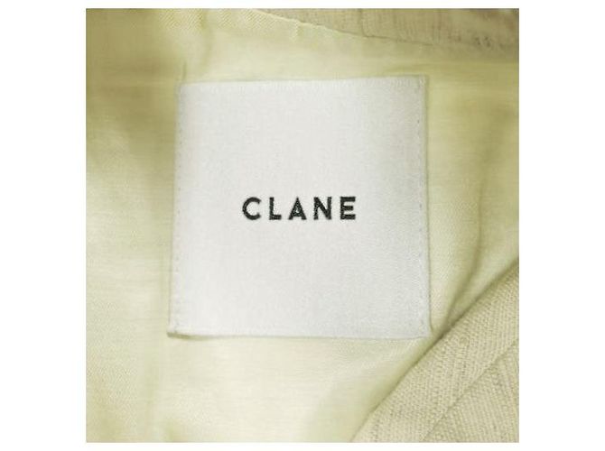 Autre Marque GILET CLANE LINEN STAND BOX VEST Gilet in lino Beige - vista 4