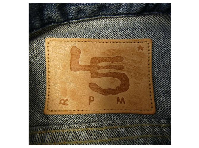 Autre Marque Chaqueta vaquera 45R Azul Azul marino - vista 4
