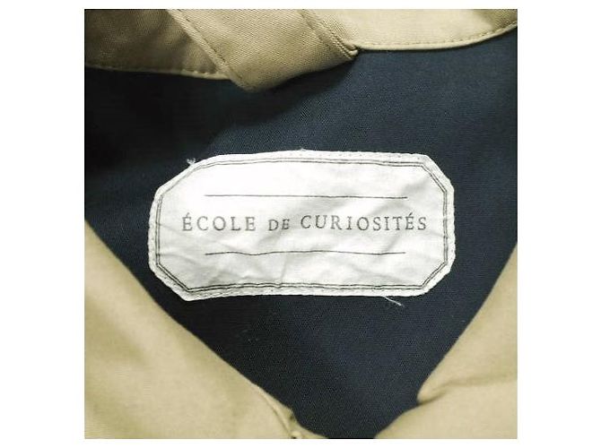 Autre Marque ECOLE DE CURIOSITES Trench de algodón bonding Beige - vista 3
