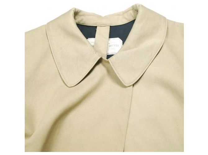 Autre Marque ECOLE DE CURIOSITES Trench de algodón bonding Beige - vista 4