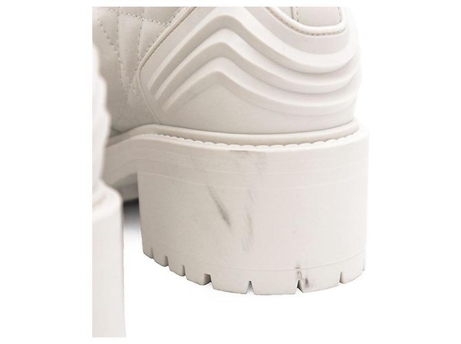 Christian Dior Cannage Lederstiefel Beige Roh - Ansicht 7