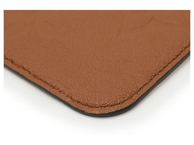 Pochette Louis Vuitton Neverfull Monogram Empreinte Castaño Coñac - vista 3