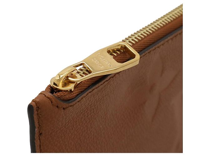 Pochette Louis Vuitton Neverfull Monogram Empreinte Castaño Coñac - vista 5