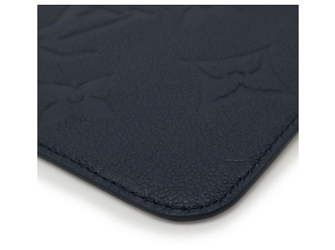 Pochette Louis Vuitton Neverfull Monogram Empreinte Blu - vista 3