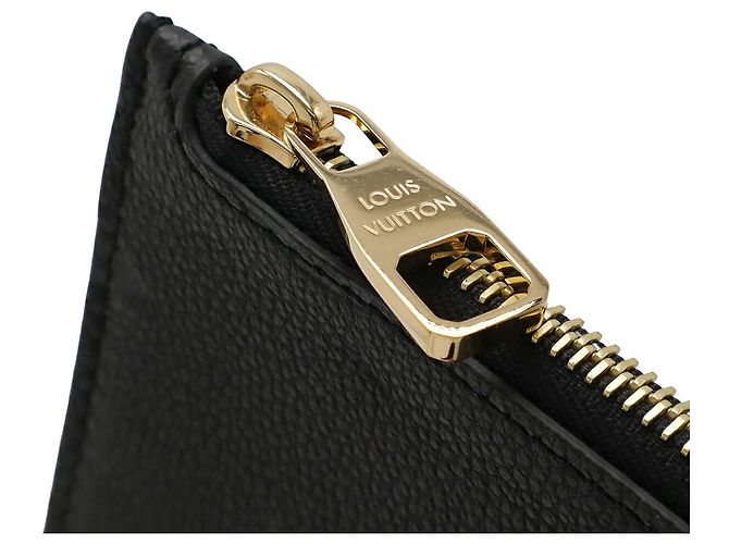 Pochette Louis Vuitton Neverfull Monogram Empreinte Nero - vista 4