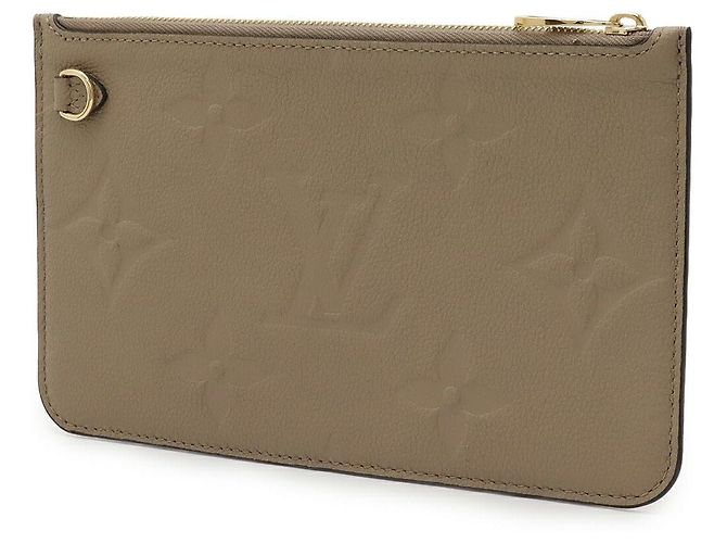 Pochette Louis Vuitton Neverfull Monogram Empreinte Beige Gris - vista 2