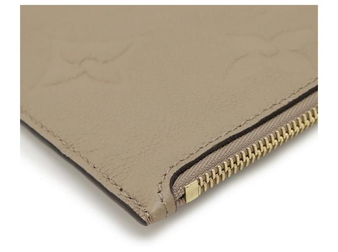 Pochette Louis Vuitton Neverfull Monogram Empreinte Beige - vista 3