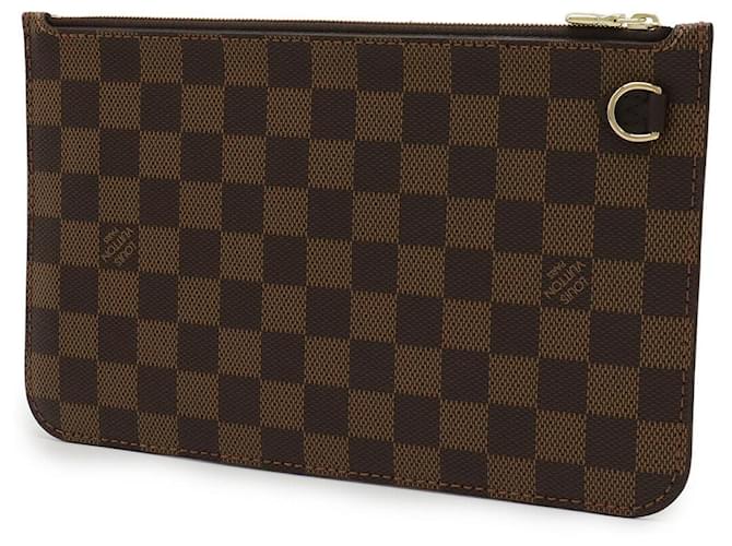Bolso Neverfull Damier Louis Vuitton Castaño - vista 2