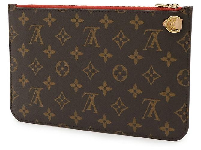 Pochette Louis Vuitton Neverfull Monogram Rosso Fuschia - vista 2