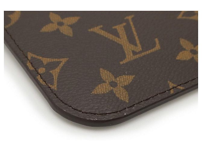 Pochette Louis Vuitton Neverfull Monogram Rosso Fuschia - vista 3