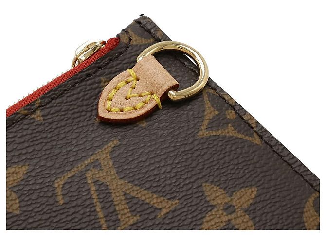 Pochette Louis Vuitton Neverfull Monogram Rosso Fuschia - vista 4