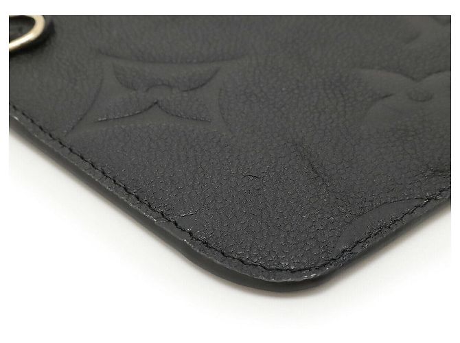 Pochette Louis Vuitton Neverfull Monogram Empreinte Nero - vista 3