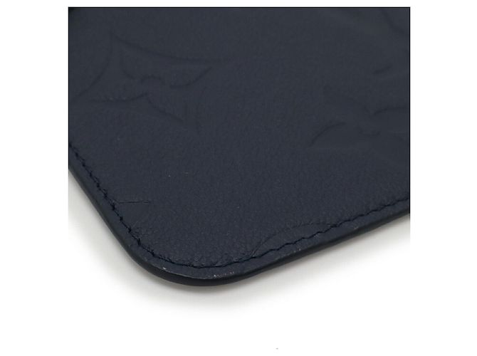 Pochette Louis Vuitton Neverfull Monogram Empreinte Blu - vista 3