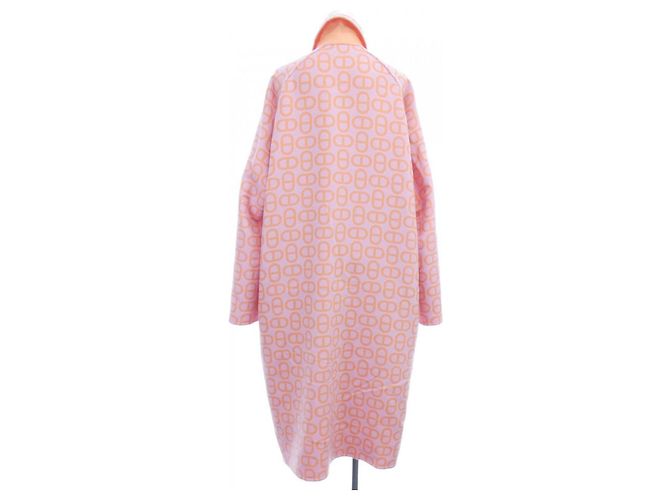 Hermès Cappotto in cashmere Hermes Rosa - vista 8