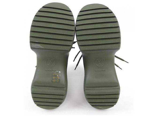 Stivali in gomma Louis Vuitton Arclight Line Verde Cachi - vista 4