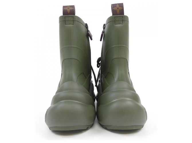 Stivali in gomma Louis Vuitton Arclight Line Verde Cachi - vista 5