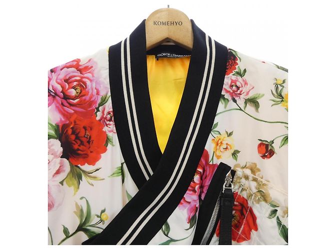 Dolce & Gabbana Dolce&Gabbana Blouson Blouson Rosa Blanco - vista 5