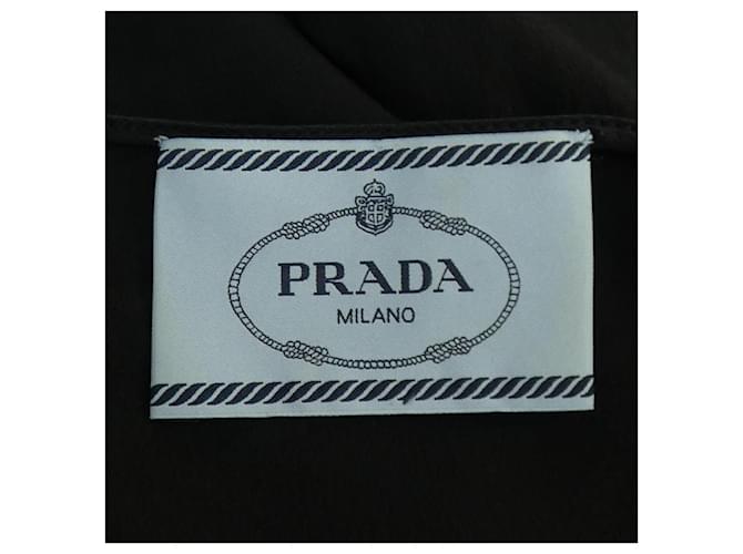 Prada Kleid 100% Seide Schwarz - Ansicht 4