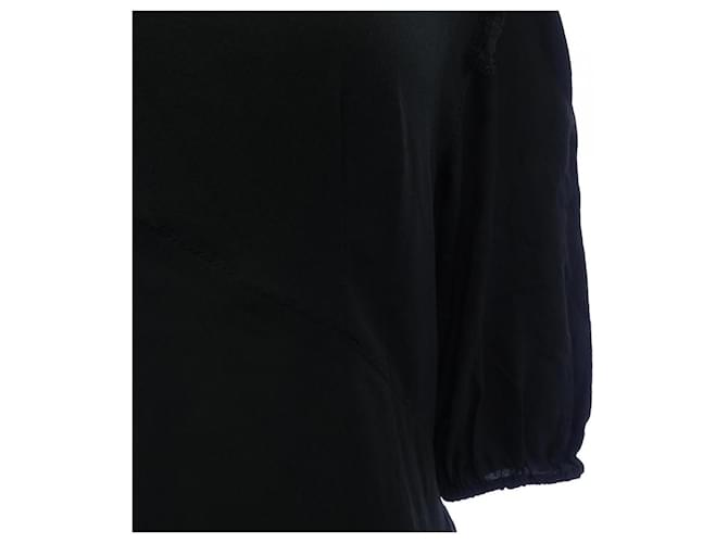 Prada Kleid 100% Seide Schwarz - Ansicht 6