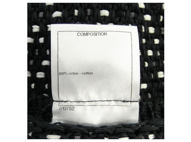 Timeless Cárdigan Chanel P49241K06185 Negro Blanco - vista 3